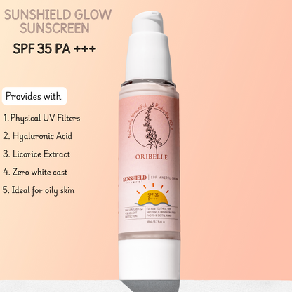SUNSHIELD SPF 35 PA+++ | SPF + Moisturizer for all Skin Types